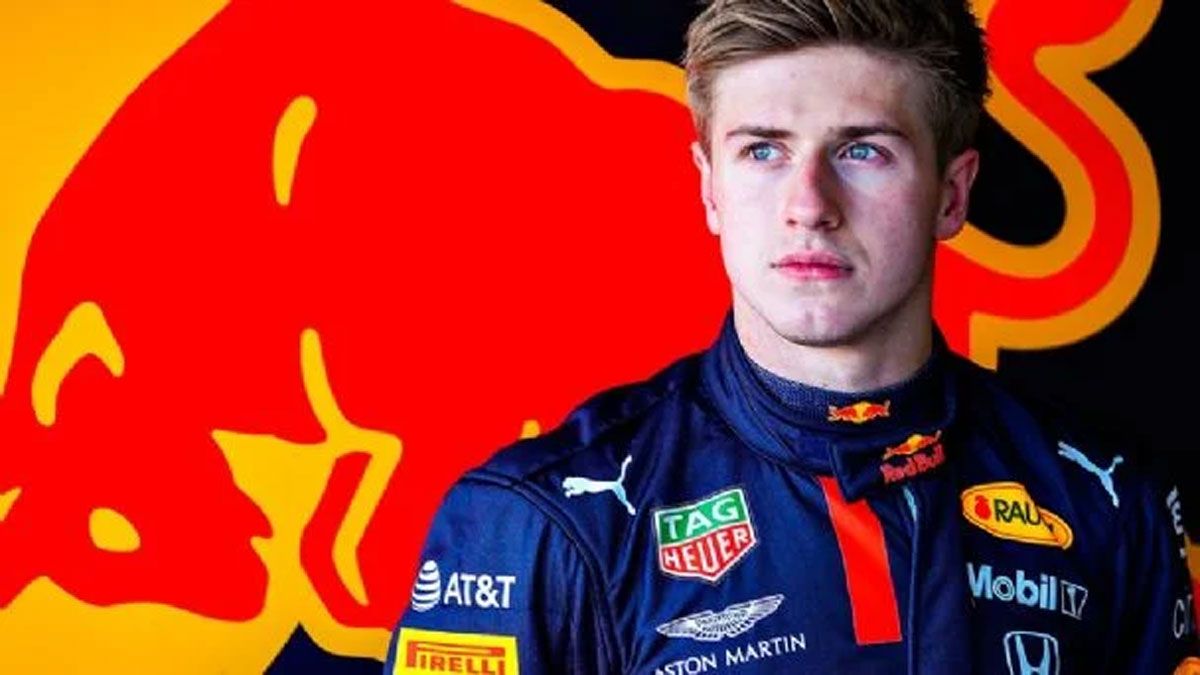 El estonio Juri Vips, piloto de Red Bull en F2