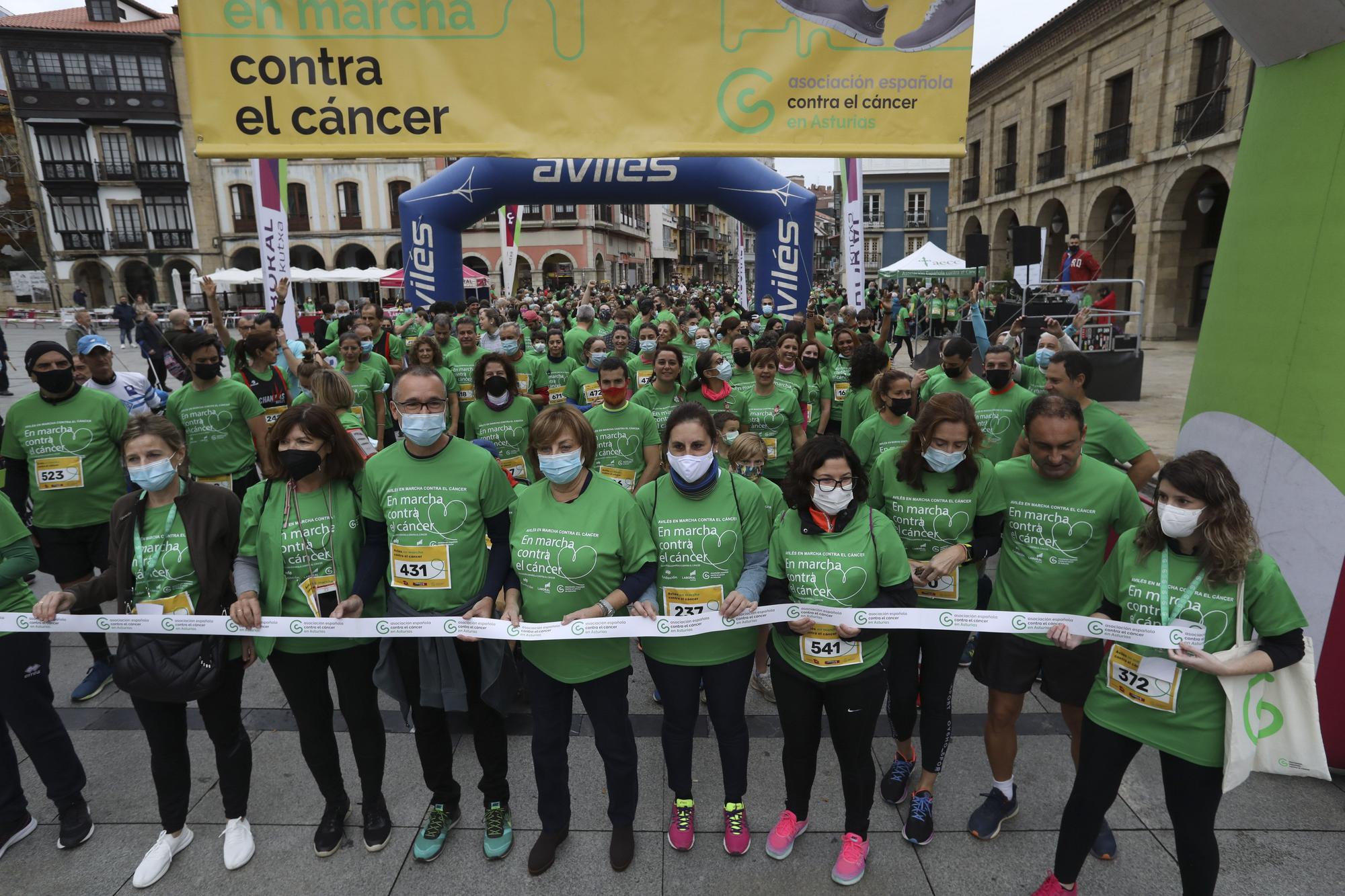 Marcha contra el cáncer de Avilés