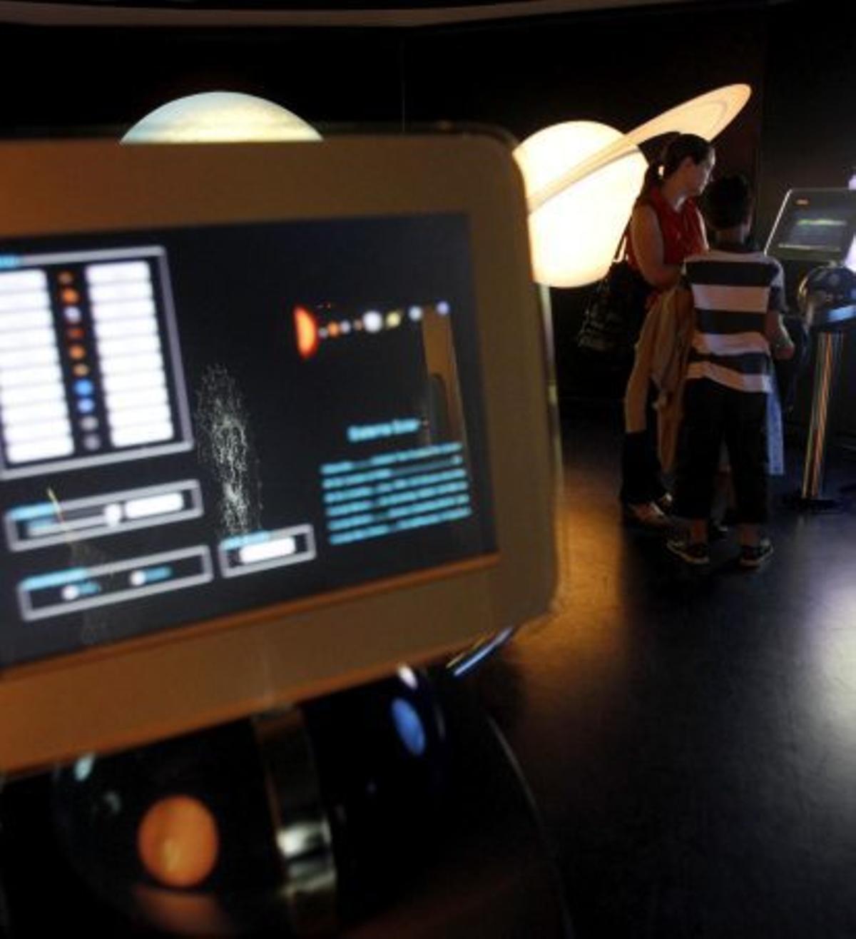 Uno de los módulos interactivos de Naturnova.