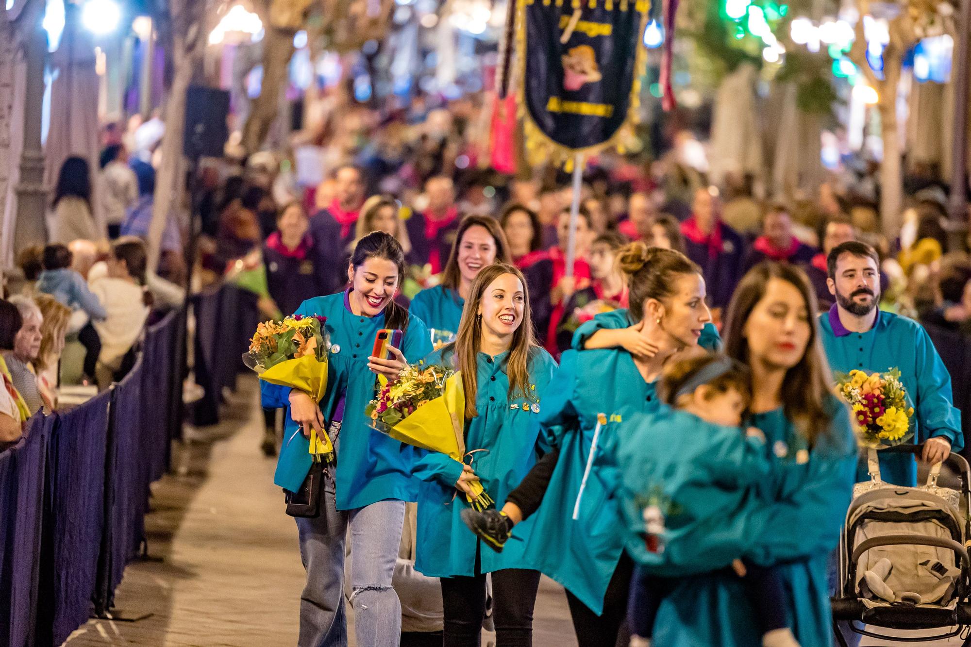 Representación del Hallazgo de la Virgen del Sufragio y Ofrenda de flores en Benidorm