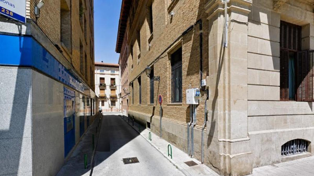 Pasaje Abellanas de Huesca.