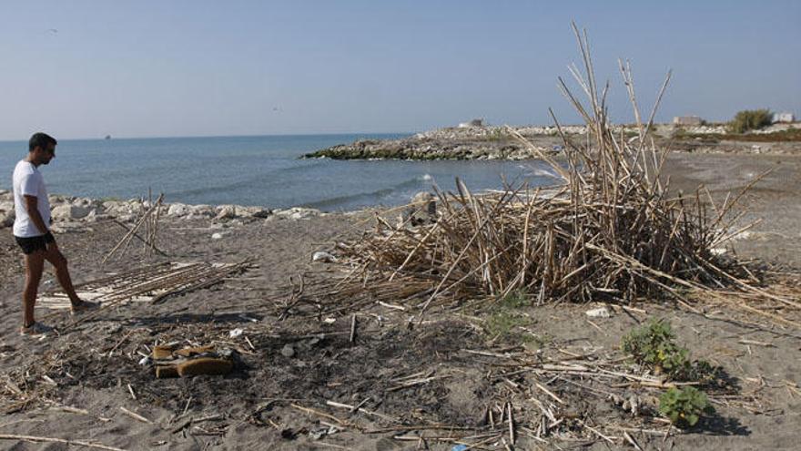 La desembocadura del río Guadalhorce.