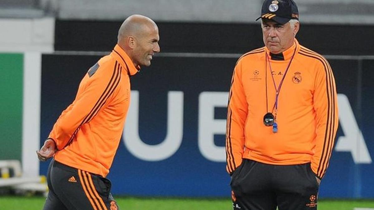 Ancelotti ya ve la sombra de Zidane