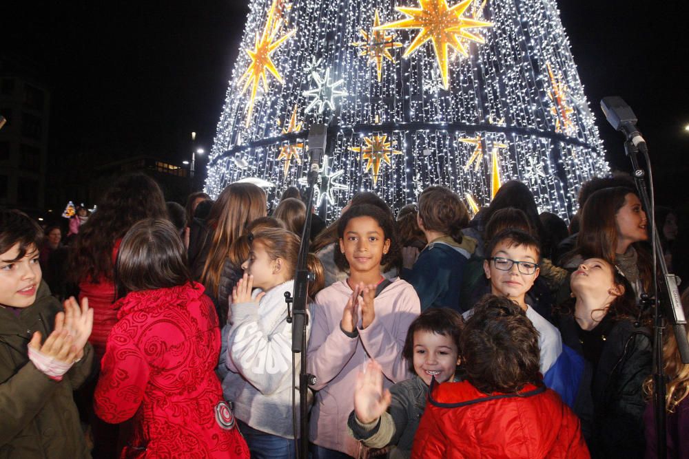 Encesa de les llums de Nadal a Girona