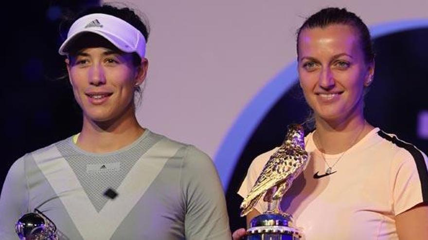 Garbiñe Muguruza cae en la final de Doha ante Kvitova