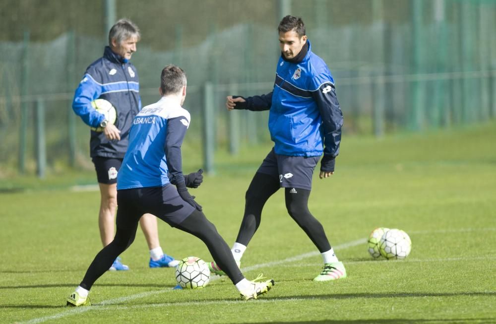 El Dépor prepara el partido del domingo contra el Granada