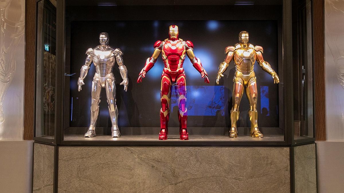 Personajes Marvel del Hotel New York The Art of Marvel en Disneyland París