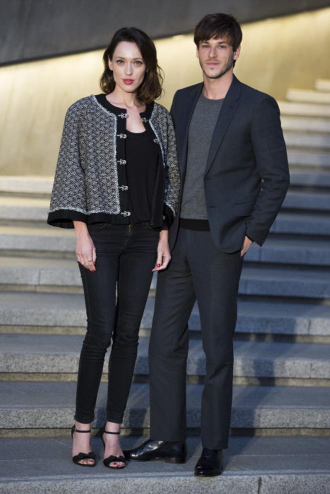 Gaspard Ulliel y Gaëlle Pietri