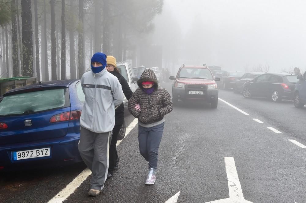 Nieve en Gran Canaria (01/02/2018)