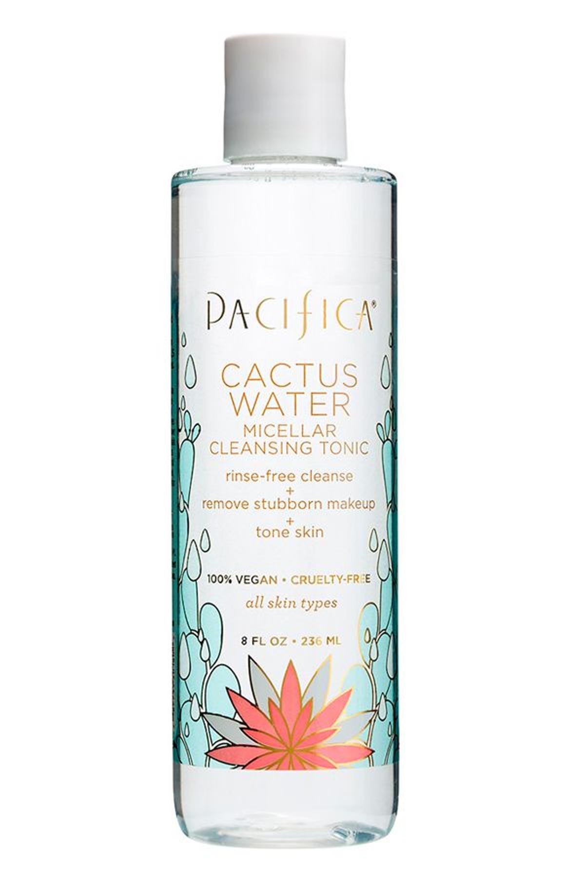 Productos con cactus: agua micelar de Pacifica