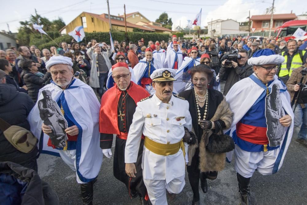 Marcha que exige la devolución del pazo de Meirás