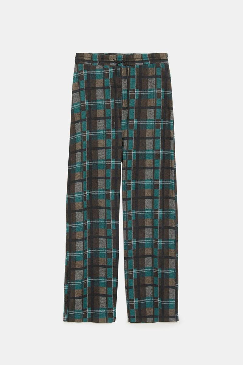 Pantalón de cuadros de Zara