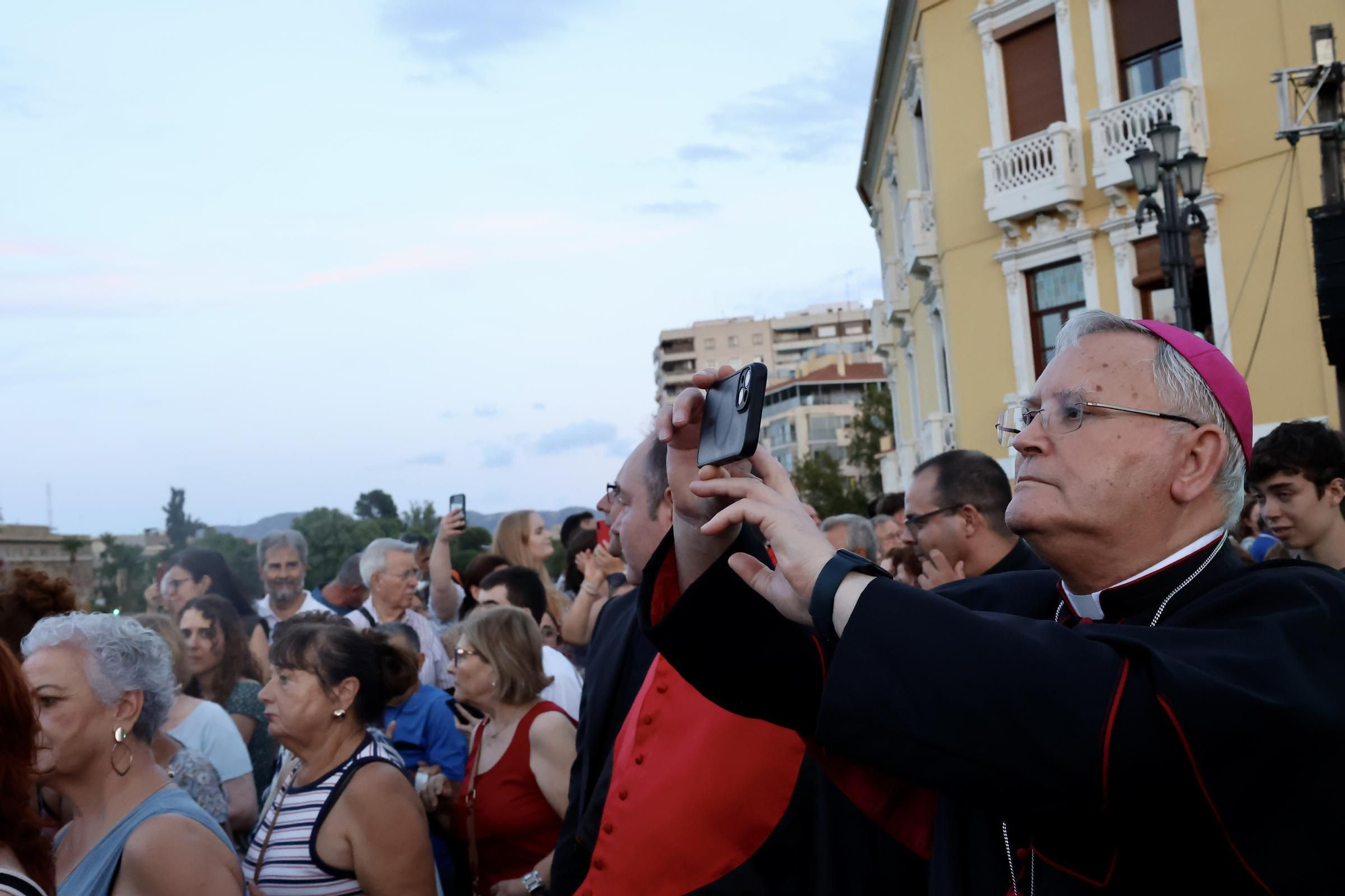 La llegada de la Virgen de la Fuensanta a Murcia para la Feria, en imágenes.