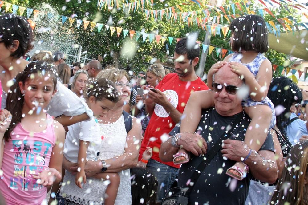 Festa del confeti de la Festa Major Infantil de Sant Joan de Vilatorrada