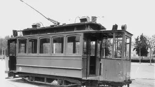 El único tranvía de vía estrecha que se conserva de Barcelona será restaurado en el Museo del Ferrocarril de Móra la Nova