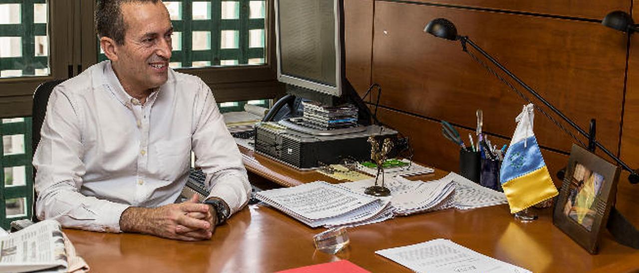 José Miguel Ruano, portavoz de Coalición Canaria en el Parlamento canario.