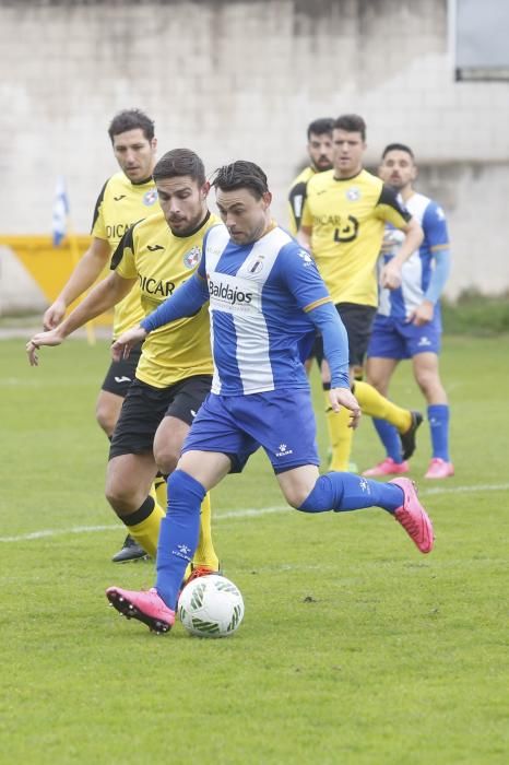 El partido entre el Avilés y el Llanera, en imágenes