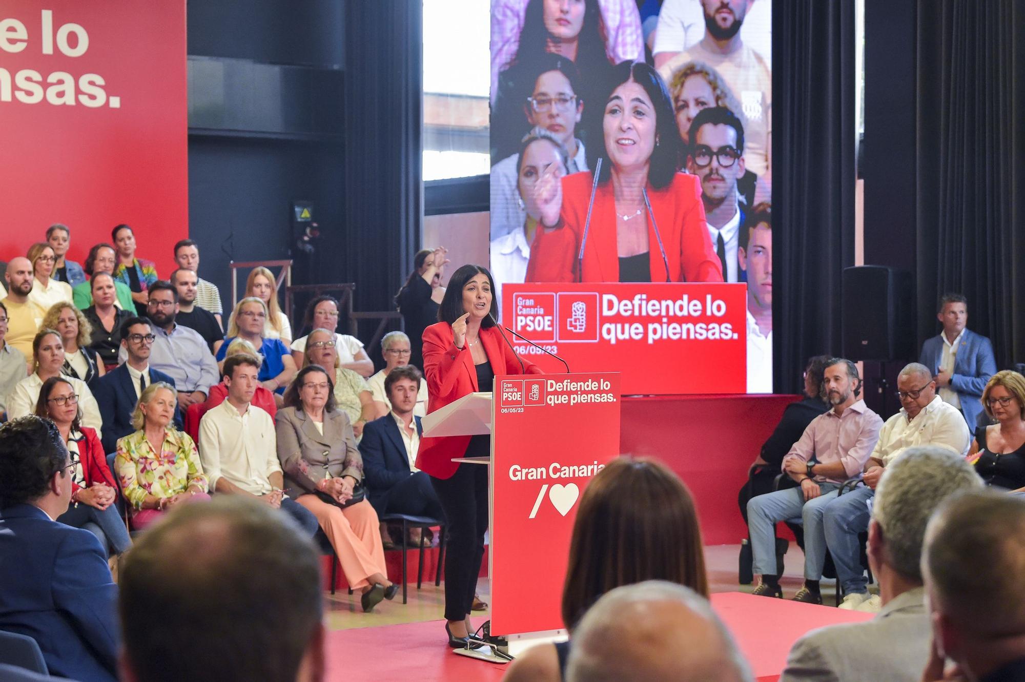 Mitin de Pedro Sánchez en Gran Canaria