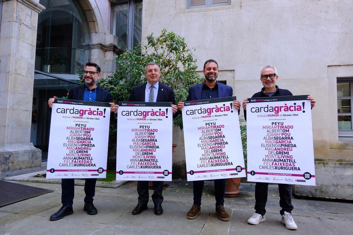 La presentació del cartell 2026 del Festival Festimams, que es rebateja amb el nom de Cardagràcia.