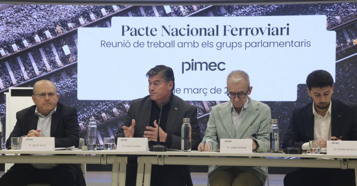 Pimec proposa segregar les vies de Rodalies per a mercaderies i passatgers