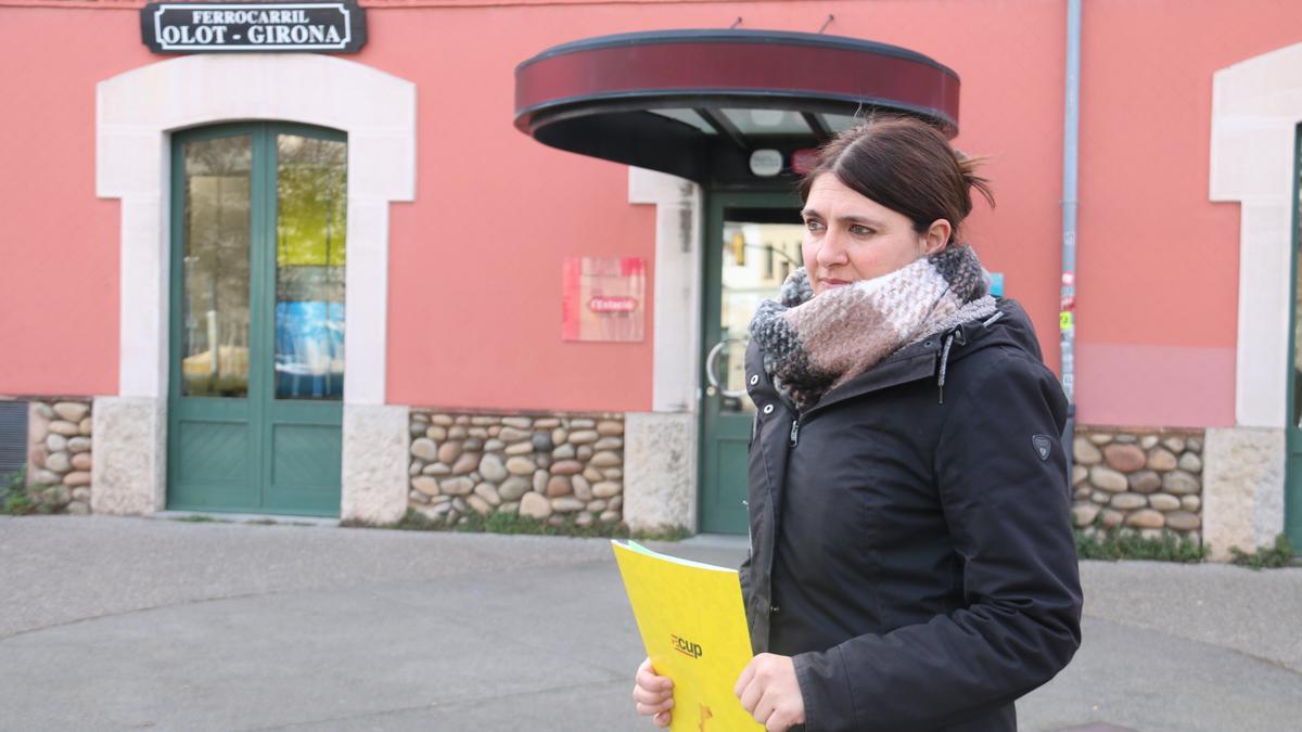 La diputada de la CUP a la Diputació de Girona, Marta Guillaumes