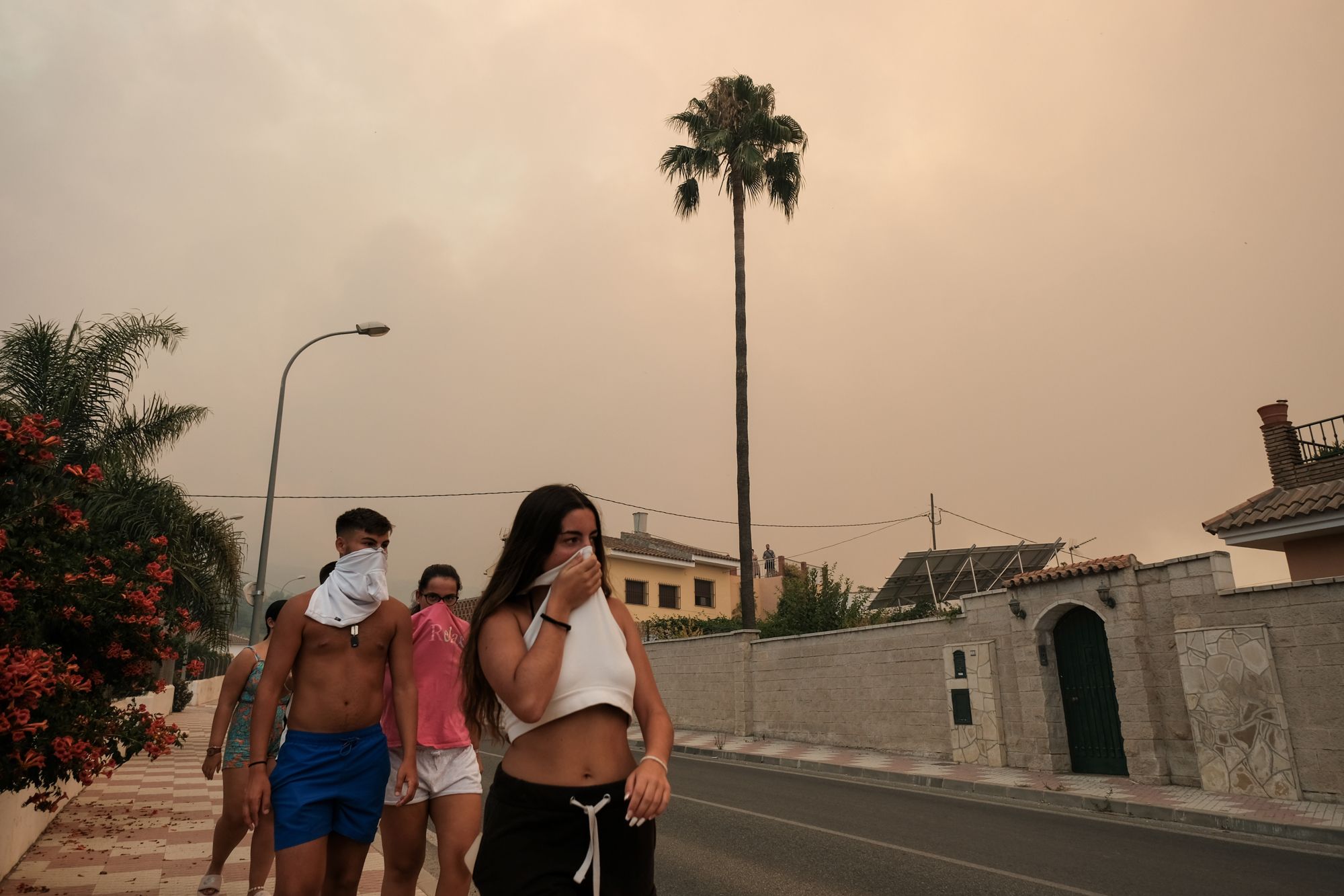 Imágenes del incendio en la Sierra de Mijas