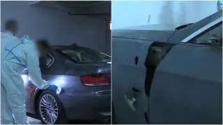 La Policía inspecciona el BMW con el que se cometió el atropello del niño