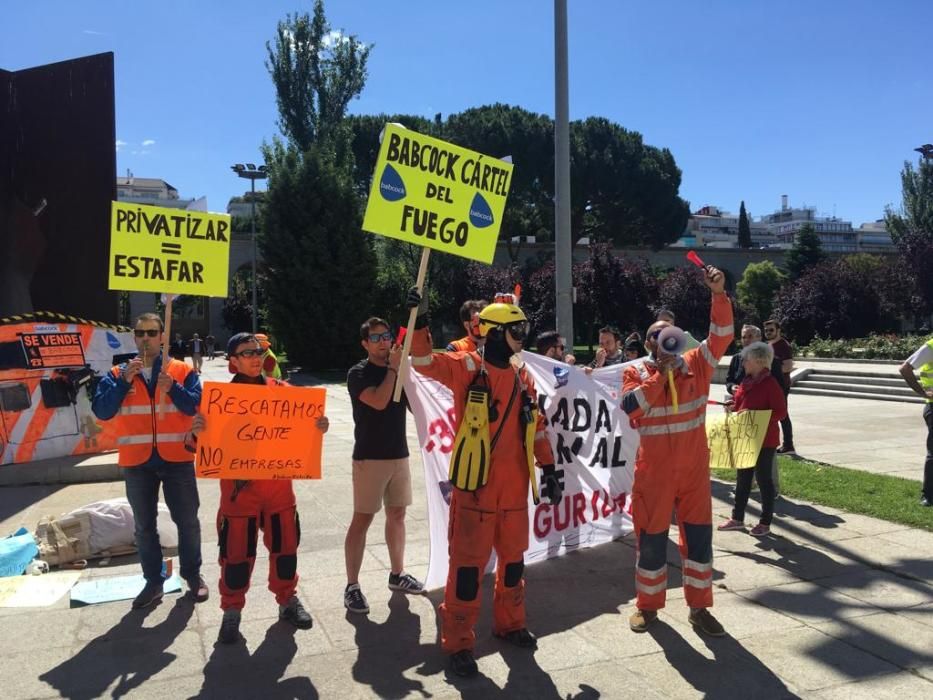 Protesta Salvamento Marítimo