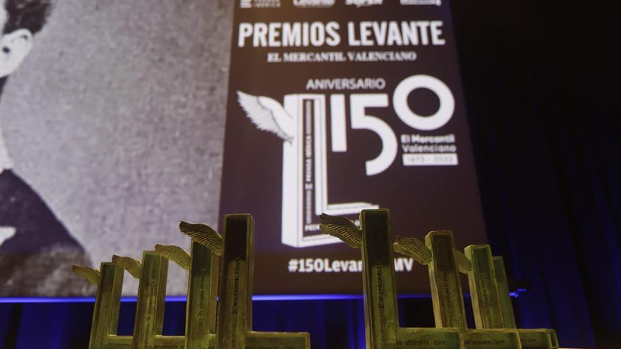 Todos los premiados en la gala del 150 aniversario de Levante-EMV