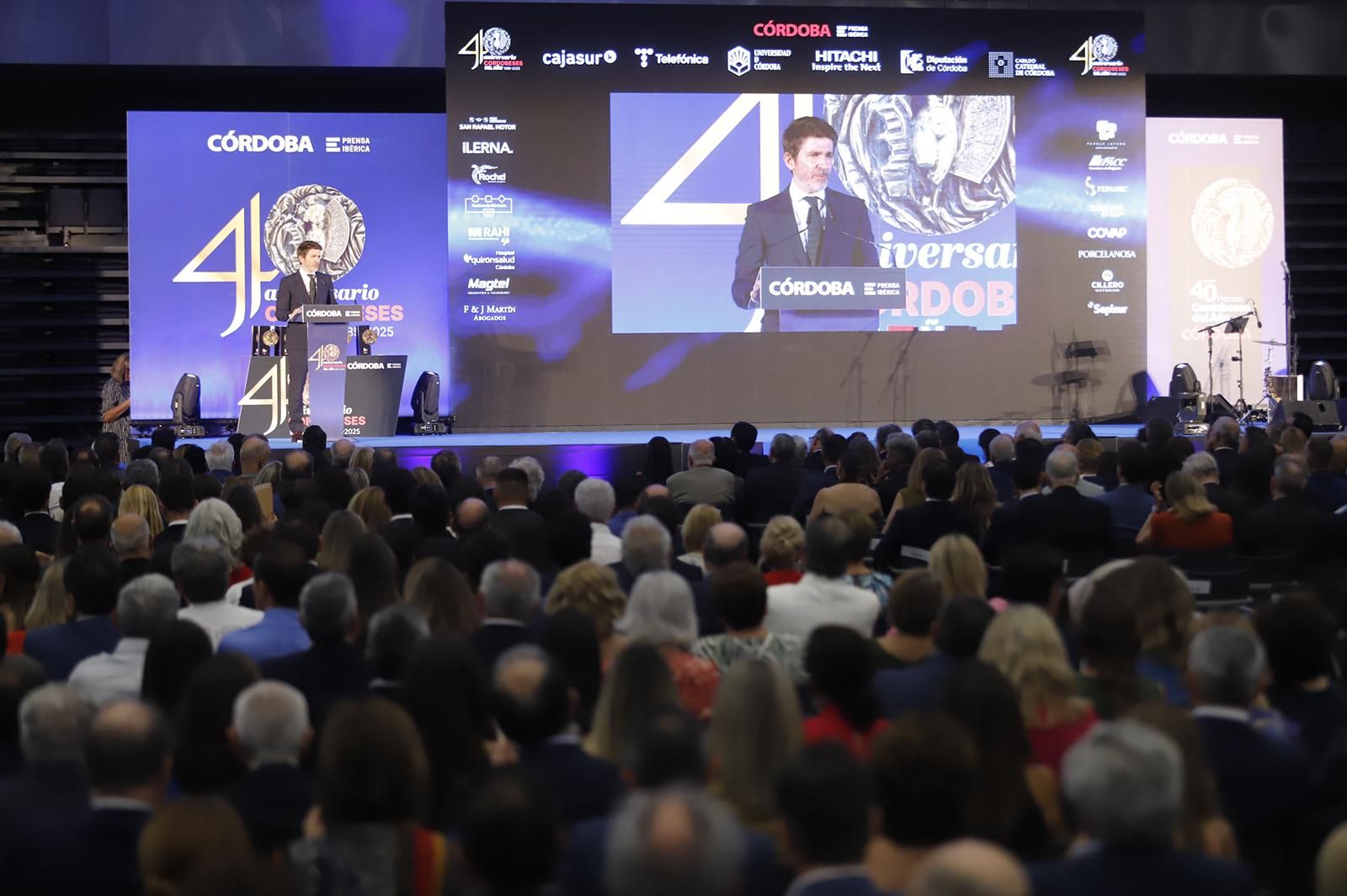 La gala del 40 aniversario de los Cordobeses del Año, en imágenes