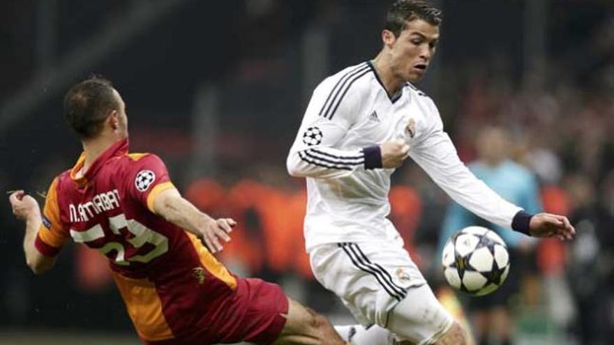 Cristiano Ronaldo, durante el partido.