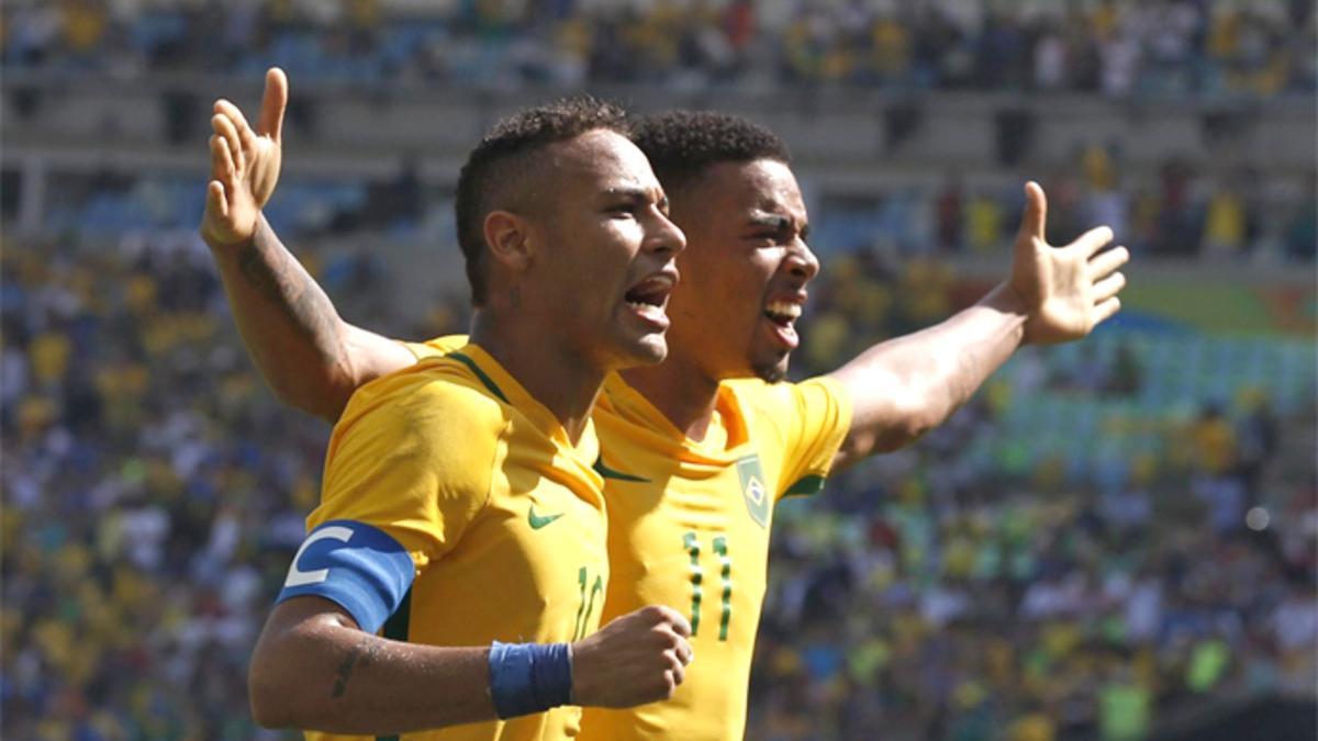 Neymar lideró a Brasil