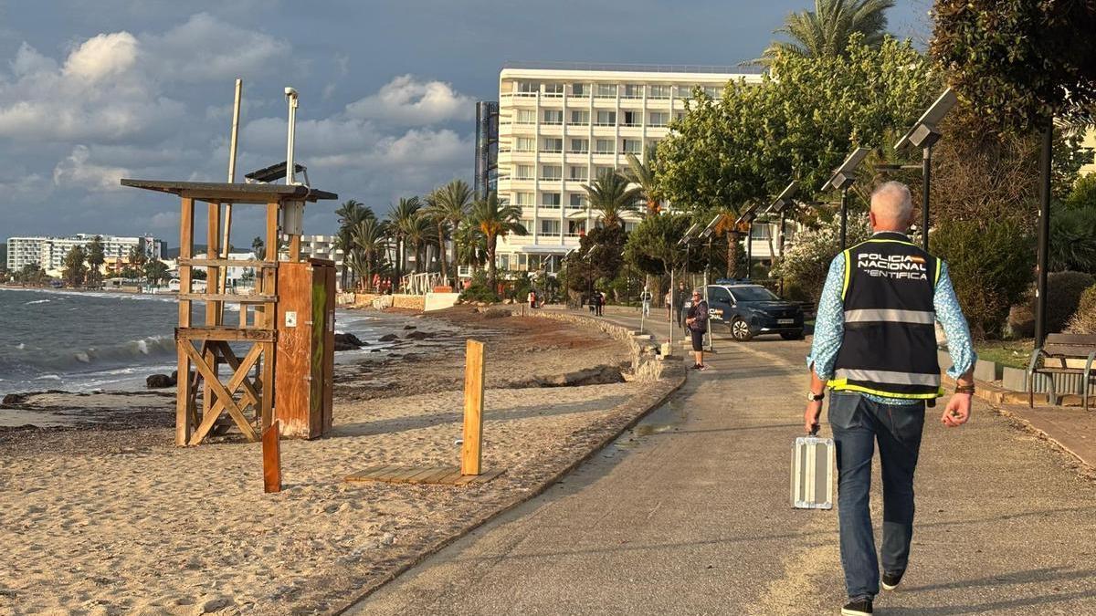 Encuentran el pie de una persona en Platja d'en Bossa