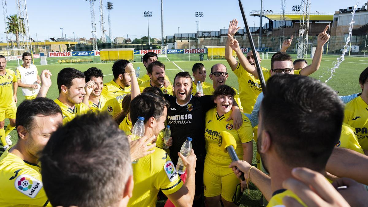 Los equipos EDI del Villarreal CF han disfrutado y goleado en los partidos en la Ciudad Deportiva de Miralcamp.