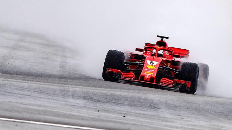 Vettel en el GP de Alemania.
