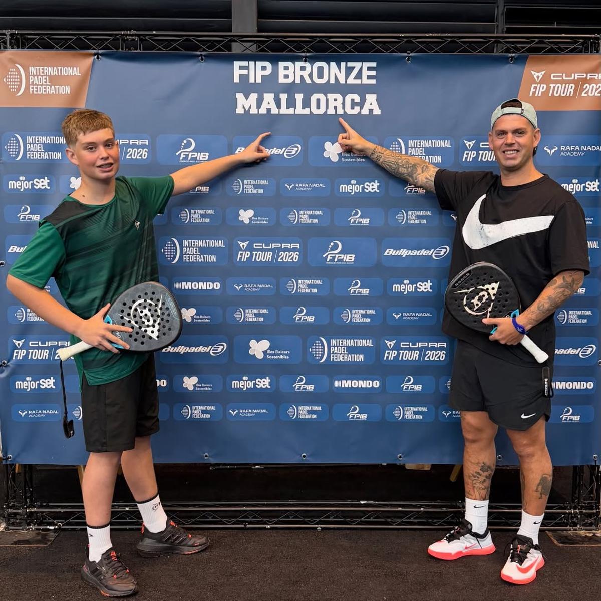 Mallorca será testigo del último torneo profesional de Moyano y del primero FIP de su hijo