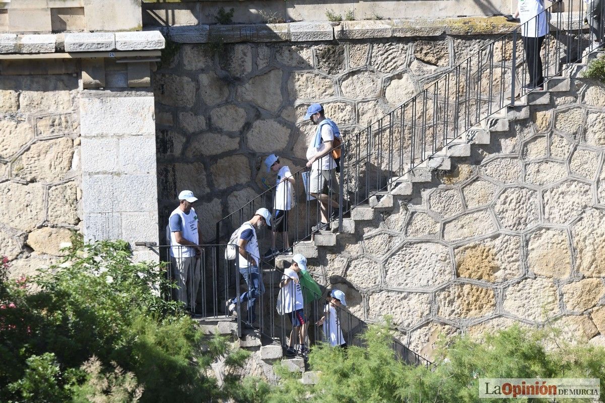 Todas las imágenes del reto de limpieza del río Segura en Murcia