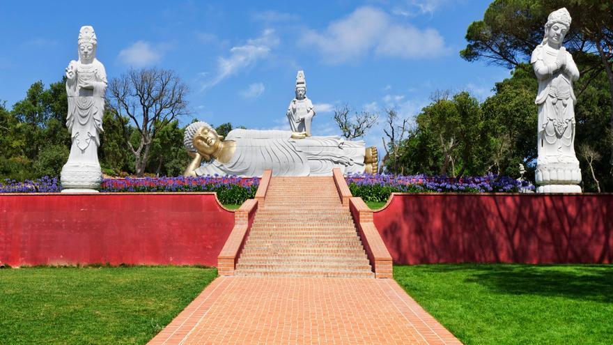 Sobrevolando el jardín oriental más grande de Europa