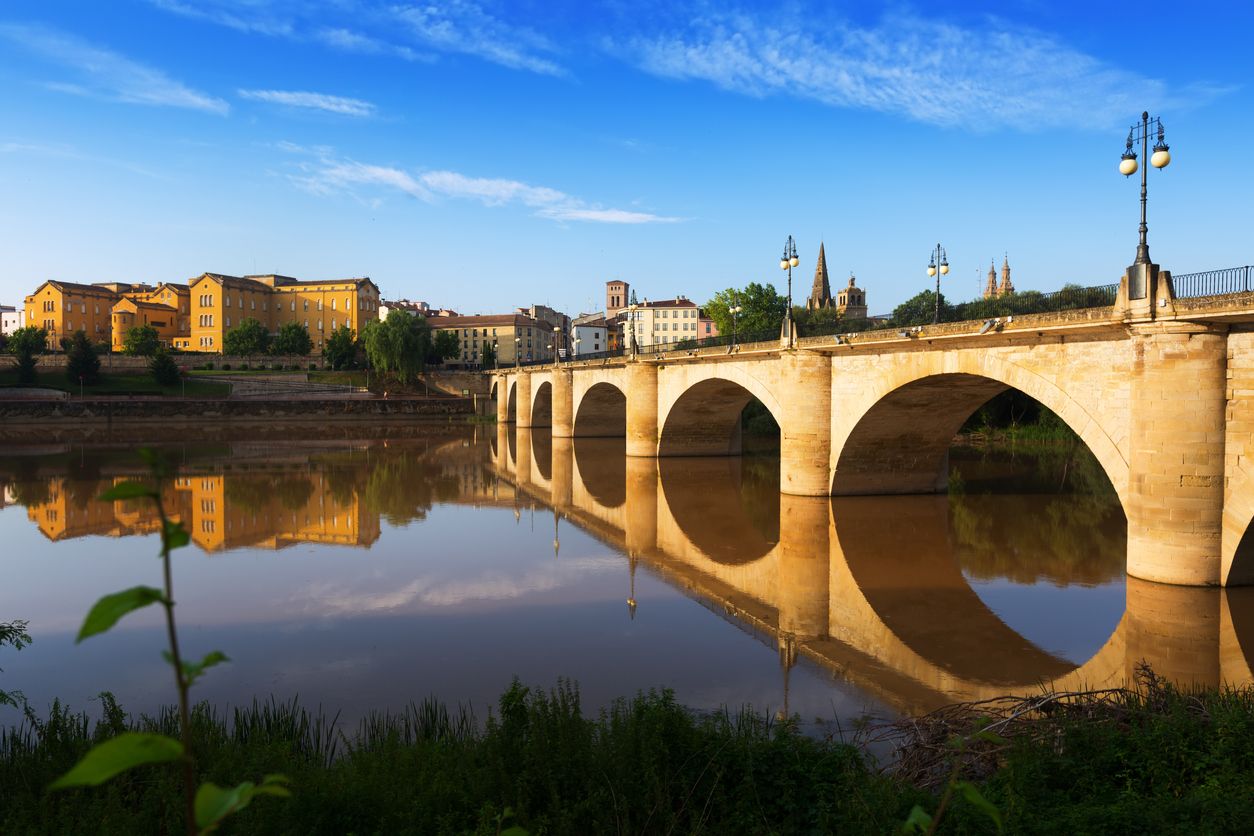 El río Ebro es la arteria principal de Logroño