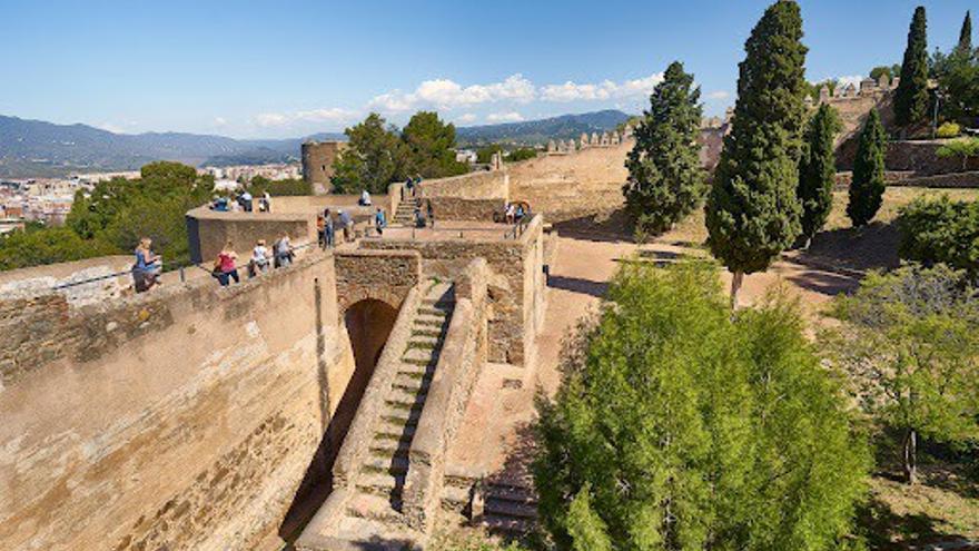 Visitantes en el Castillo de Gibralfaro