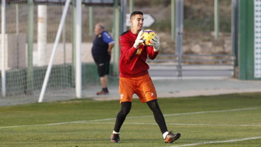 Edgar Badia, durante un entrenamiento