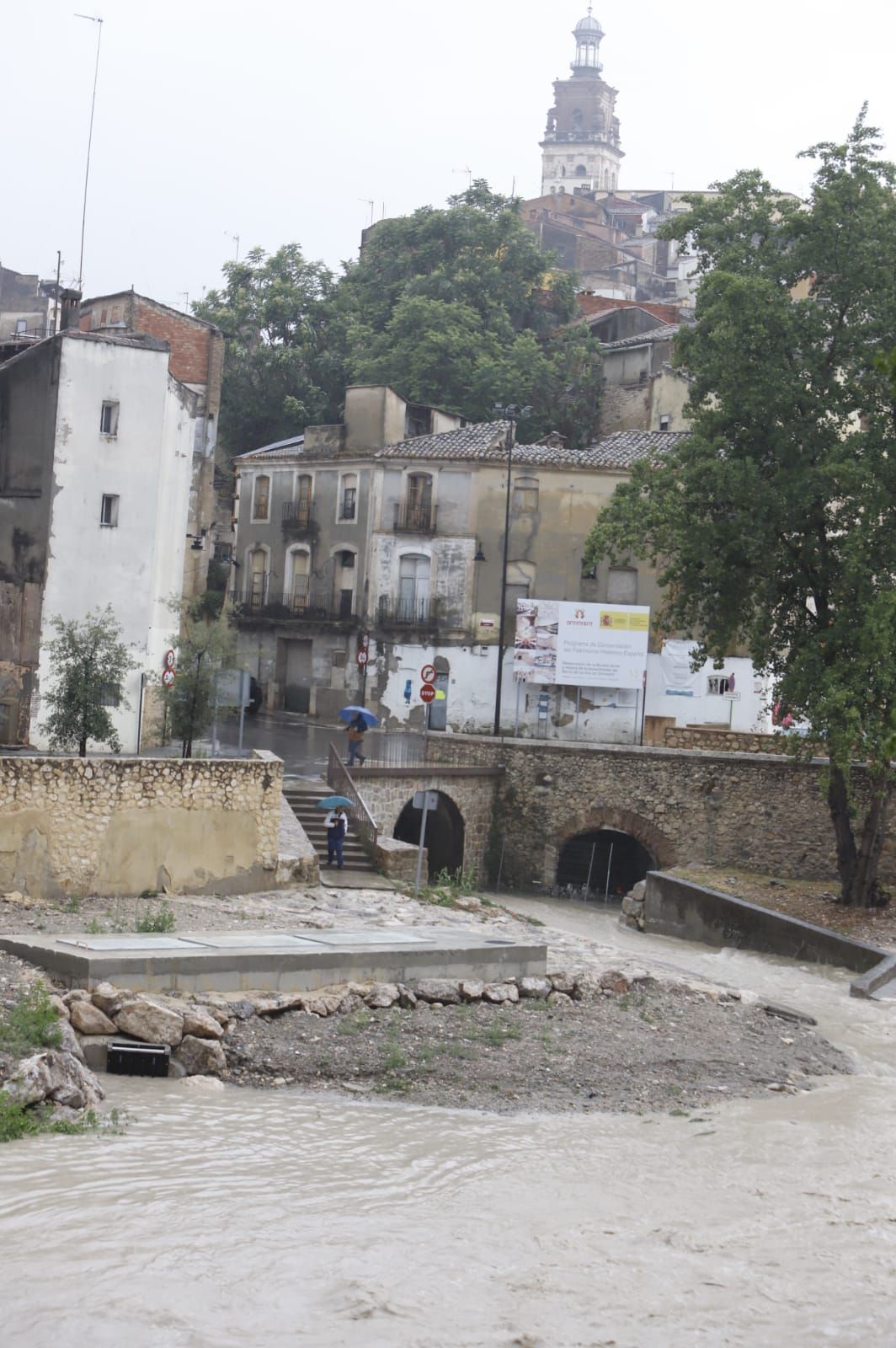 Episodio histórico de lluvias en Ontinyent