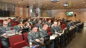 Reunión del Consejo de la Guardia Civil, este lunes en Madrid.