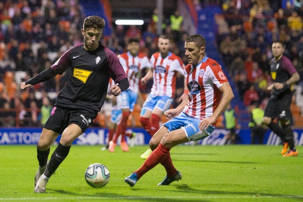 Lugo - Sporting, en imágenes