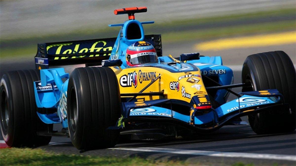 Fernando Alonso en su etapa en Renault