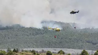 El incendio de las Cinco Villas en Zaragoza quema ya unas 15.400 hectáreas