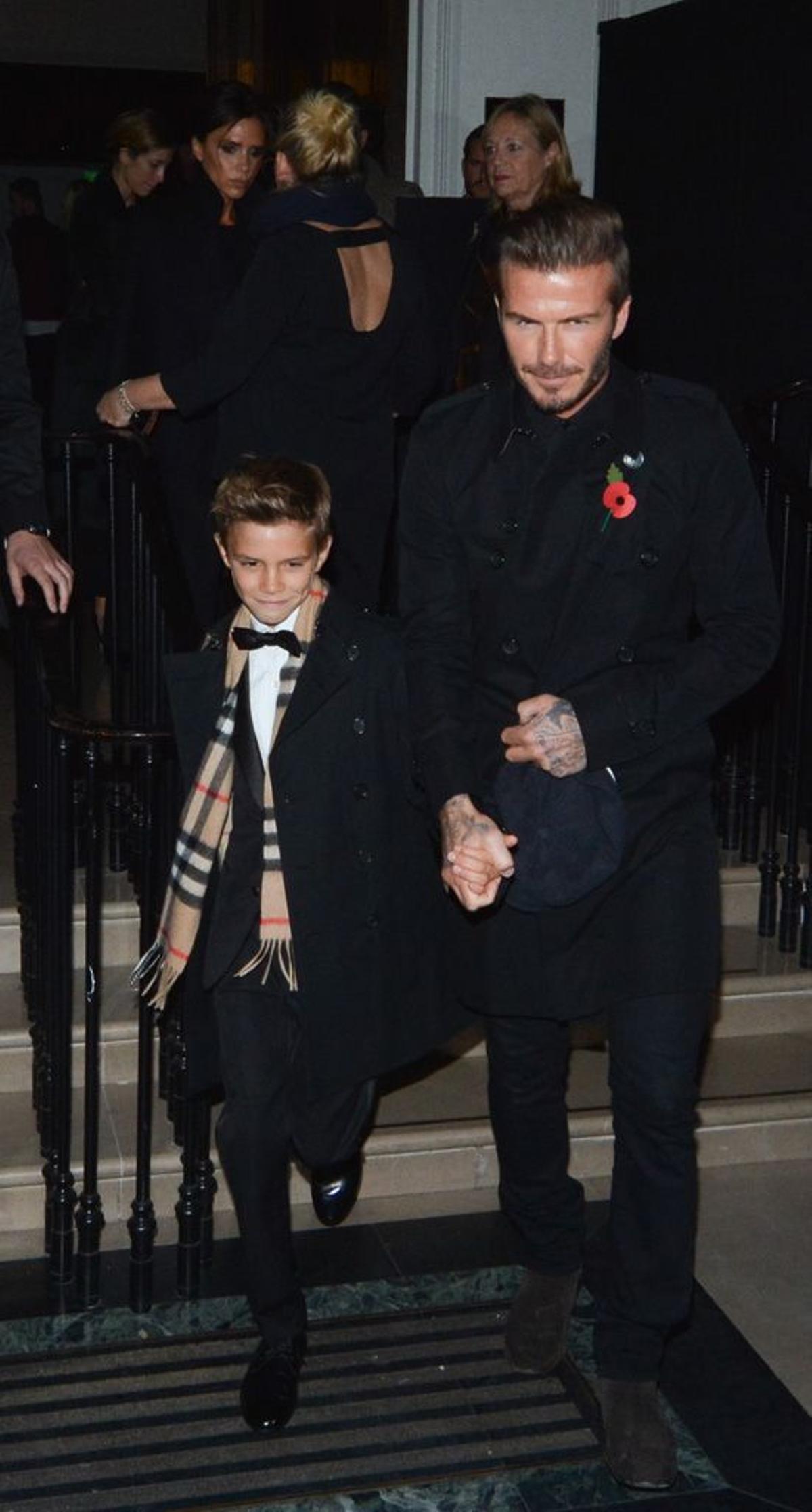 Romeo y David Beckham