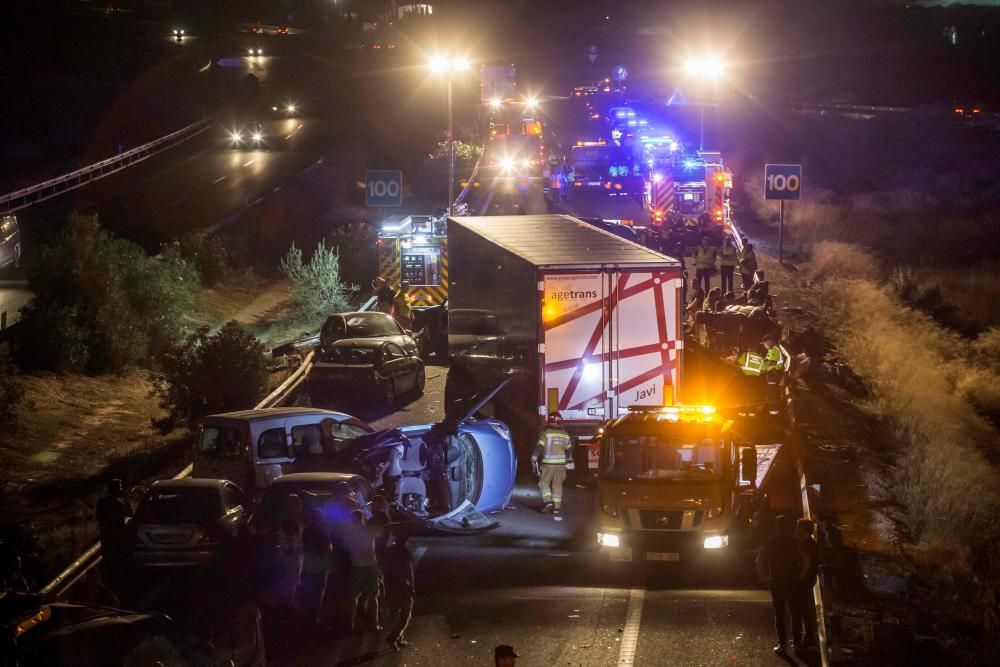 El camionero que se estrelló y mató a cinco personas en la A-7 dio positivo en coca.