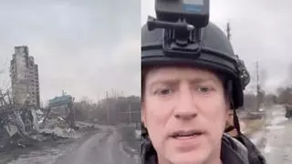 Los rescates de civiles de Denis Khrystoff en el frente de Ucrania.