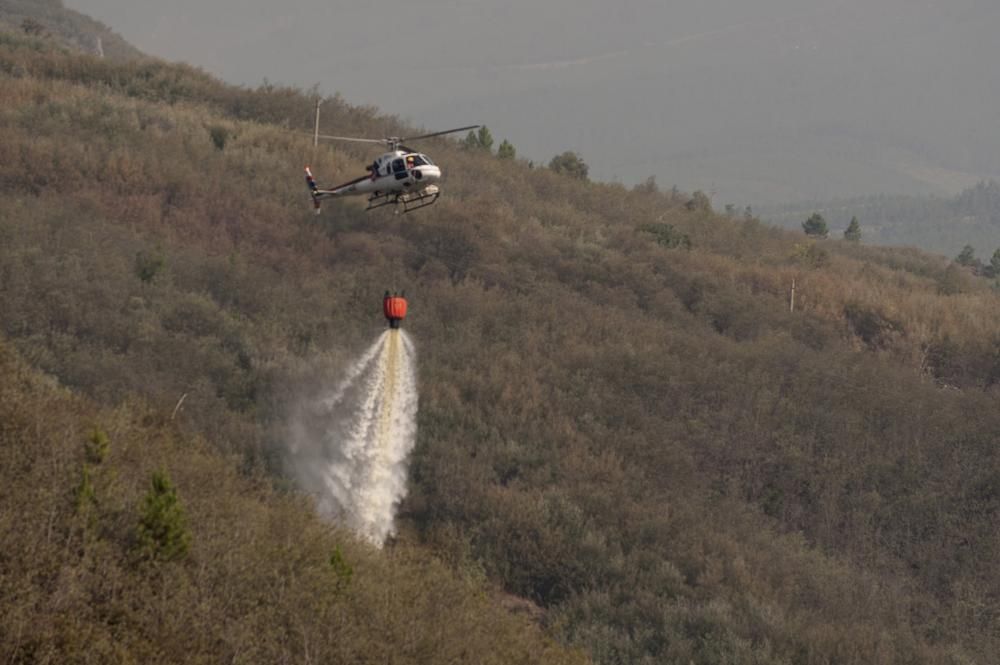 Incendios en Galicia | Desvastación del fuego en Monterrei